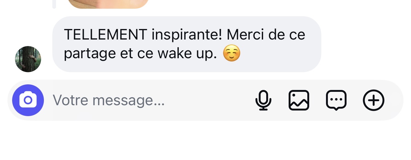 Merci pour ce wake up ✨