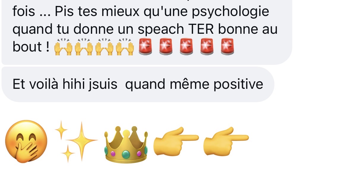 Un speach qui réveille 👑